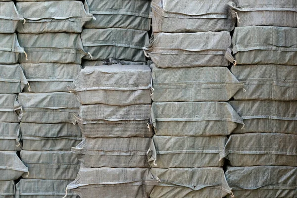 Sandbags Were Arranged Neatly — Foto de Stock