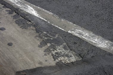  asfalt ve grunge katlarını kapatın