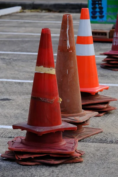 Traffic Cone Road — Stockfoto