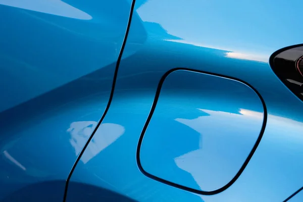 Tyłu Niebieskiego Samochodu — Zdjęcie stockowe