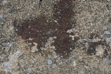 Yerdeki ve grunge katındaki soyut form