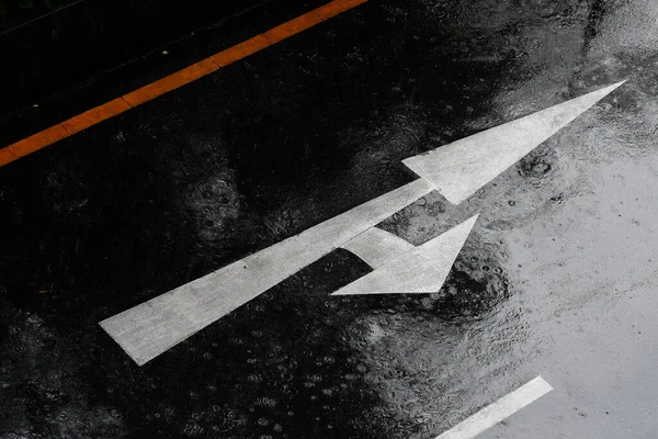 Abstract Grunge Road Arrows — Foto de Stock