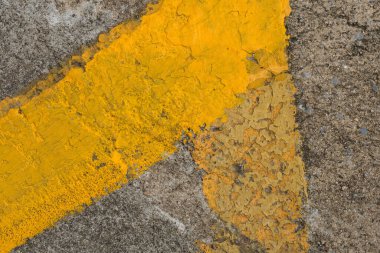 Sokaktaki plan ve dokunun yüzeyi