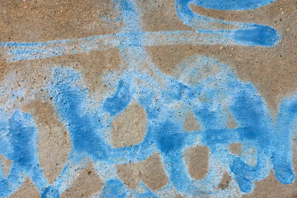 Blue Paint Grunge Wall — Photo
