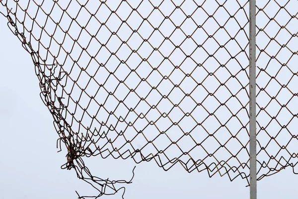 Wire Fence Grunge Metal — Stock Photo, Image