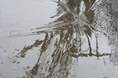 the abstract form of water in the canal