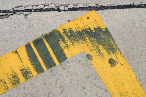 Abstrakte Farbe Auf Der Grunge Street — Stockfoto