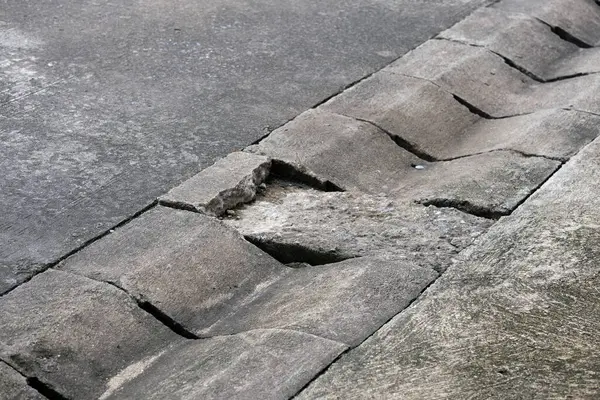 Pavimento Grunge Pavimento Crack — Foto Stock