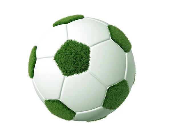 3D çim futbol topu