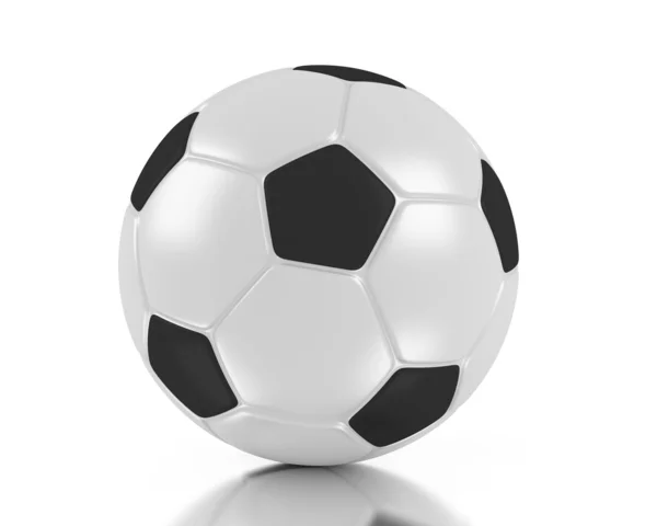 3D piłki nożnej. 3D piłkarski. — Zdjęcie stockowe