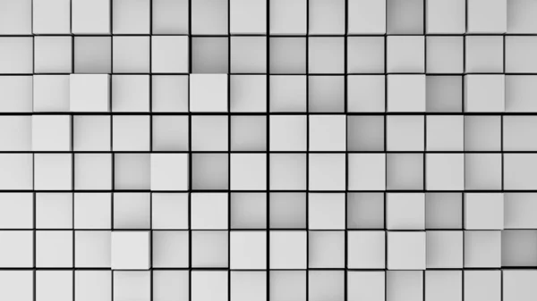 Imagem abstrata de cubos brancos com diferentes alturas Fotos De Bancos De Imagens Sem Royalties