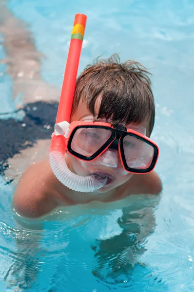 Şnorkel çocuk — Stok fotoğraf