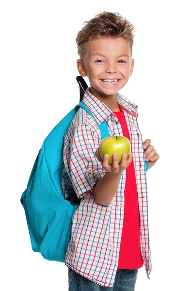 Boy with backpack — Stock Photo, Image