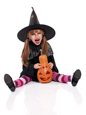 küçük kız halloween kılık