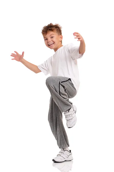 Boy dancing — Stock Photo, Image