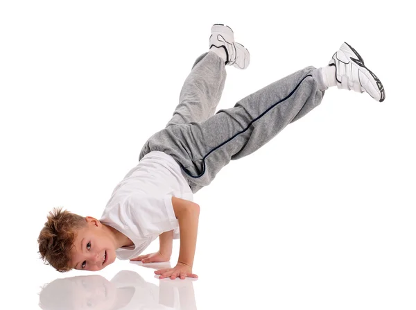 Boy dancing — Stock Photo, Image