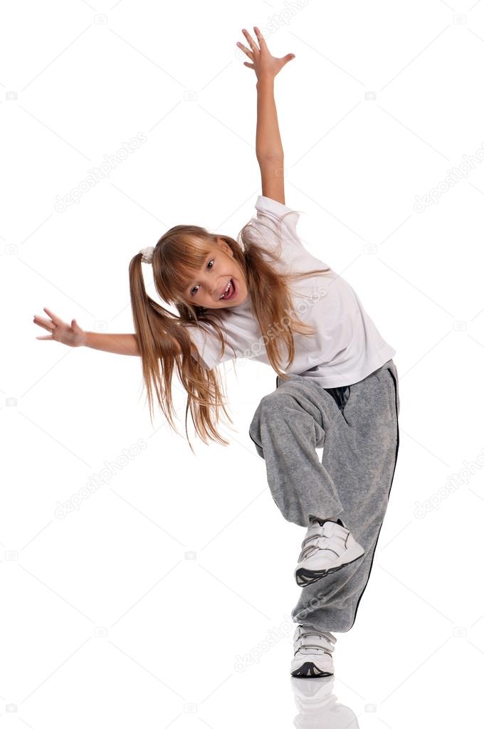 Little girl dancing Stock Photo by ©VaLiza 14562825