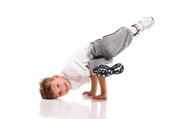 Boy dancing — Stock Photo, Image