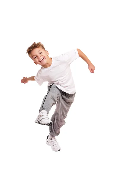 Boy jumping — Stock Photo, Image