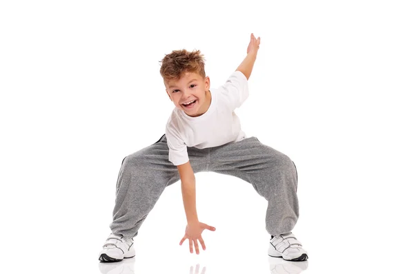 Boy dancing — Stock Photo, Image