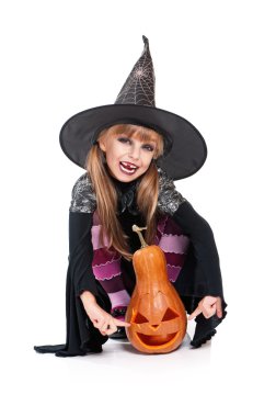 küçük kız halloween kılık