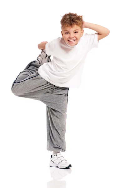 Boy dancing — Stock Photo, Image