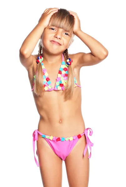 young girl swimsuit