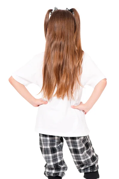 T-shirt on girl — Stock Photo, Image