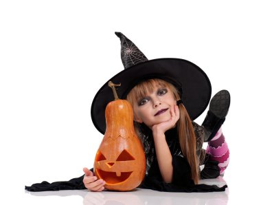 küçük kız halloween kılık