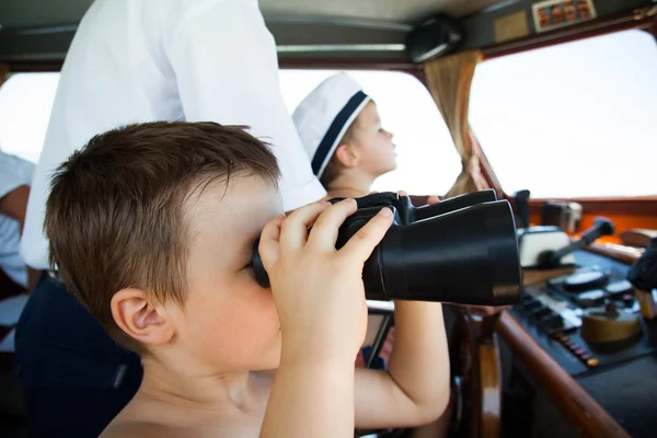 Weinig zeilers — Stockfoto