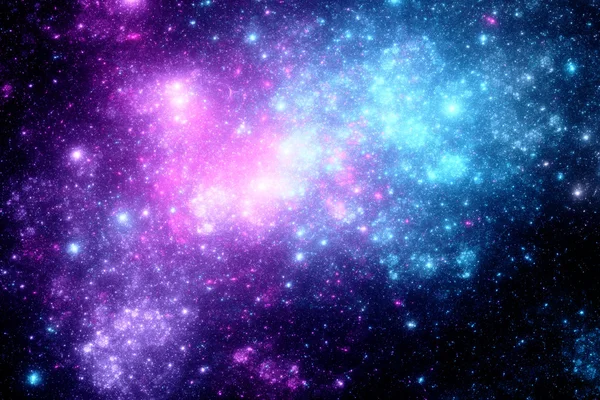 Deep space with nebula — Stock Photo, Image