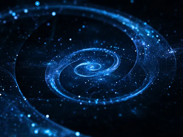 Galáxia espiral no espaço profundo — Fotografia de Stock