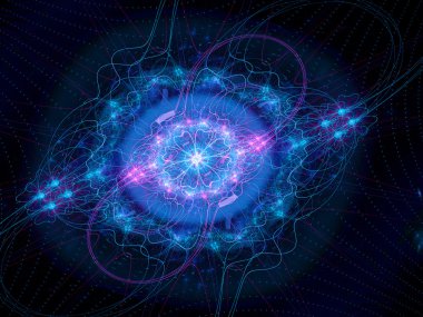 Higgs boson blue clipart