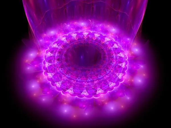 The heart of pink mandala — Stock Photo, Image