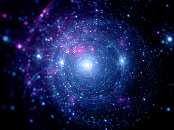 Sistemi stellari rosa blu — Foto Stock