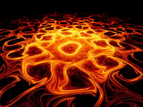 Inferno fractal chão — Fotografia de Stock