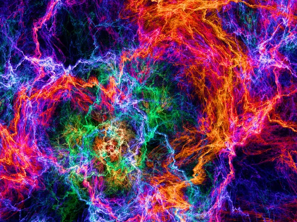 Colorful plasma in space, — Stock Photo, Image