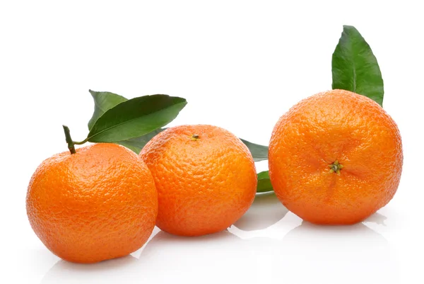 Three mandarin — Stock Photo, Image