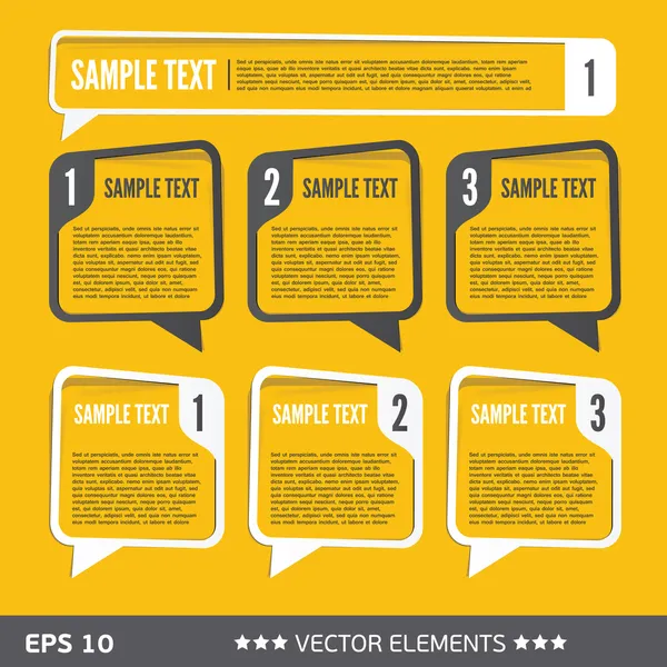 Burbujas de venta de texto. Etiquetas de texto vectoriales — Vector de stock