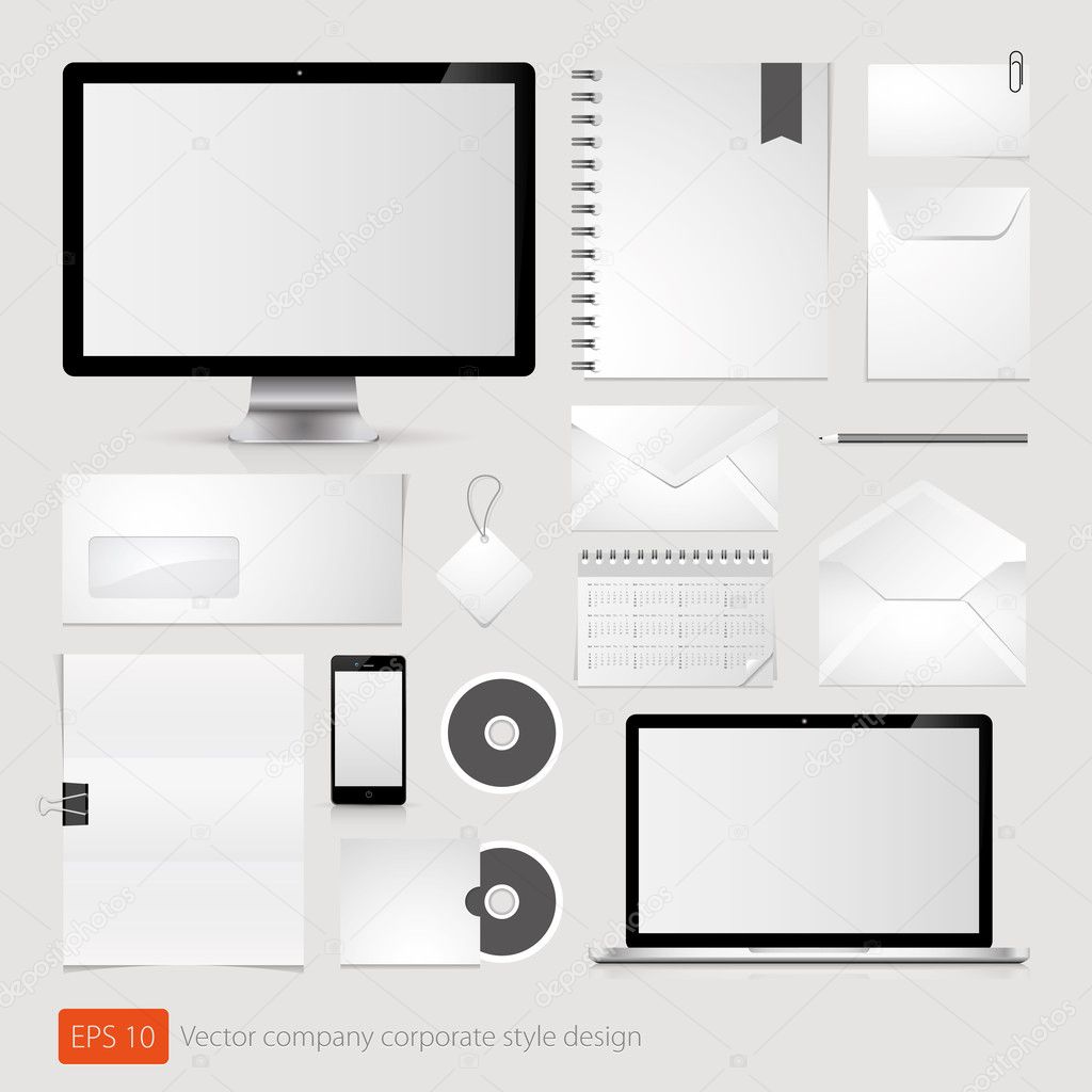 Vector company corporate style template