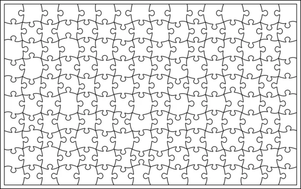 空の透明な背景パズル ベクトル — ストックベクタ