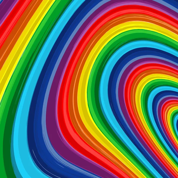 芸術の虹の抽象的なベクトルの背景 9 — ストックベクタ