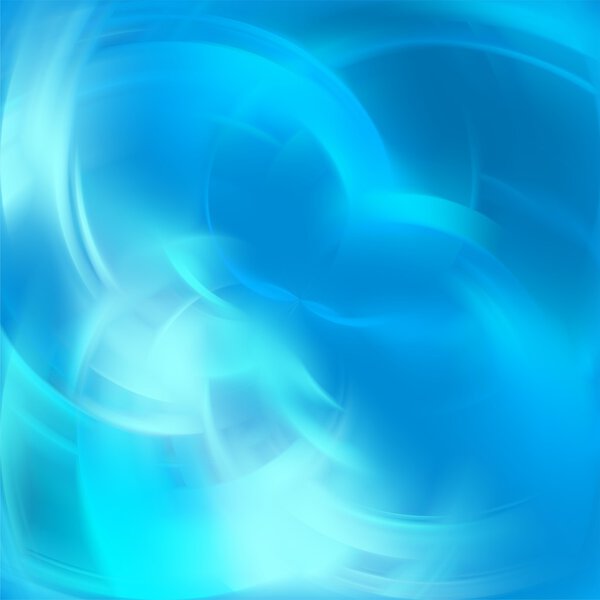 Абстрактный синий светлый фон с размытыми линиями
