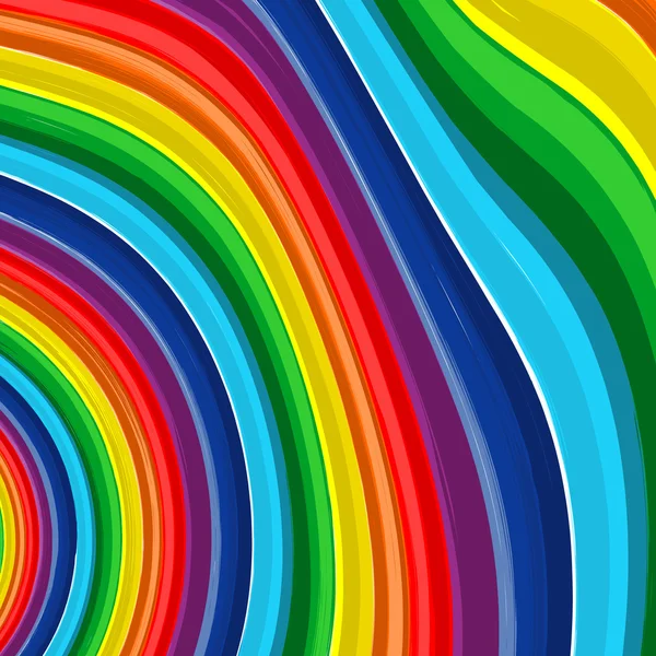 Arte arco iris vector abstracto fondo ilustración — Archivo Imágenes Vectoriales