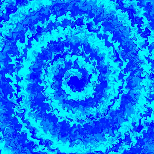 Abstract art swirl blue color background. Winter illustration — Stock Photo, Image