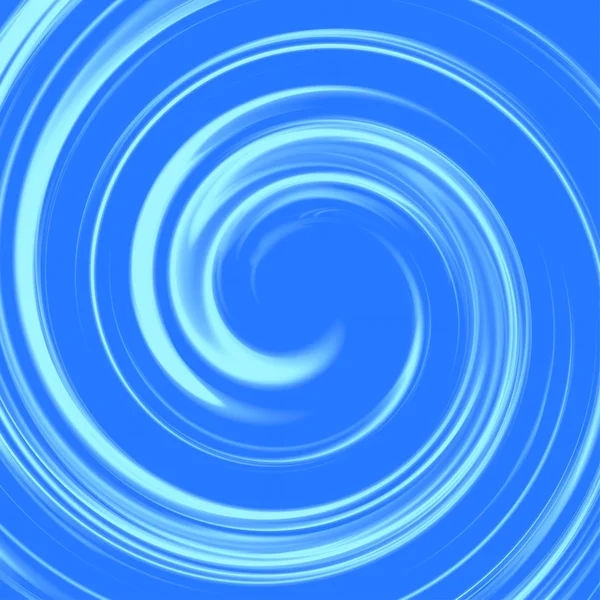 Abstract glossy art swirl water blue background — Stock Photo, Image