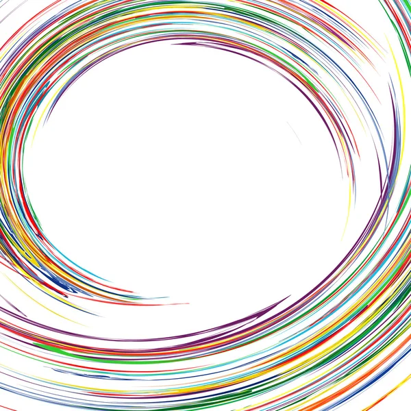 Astratto arcobaleno linee curve sfondo colorato con posto per il testo 2 — Vettoriale Stock