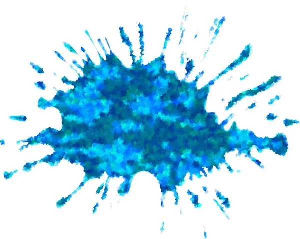 Tinta azul salpicadura agua de fondo — Foto de Stock