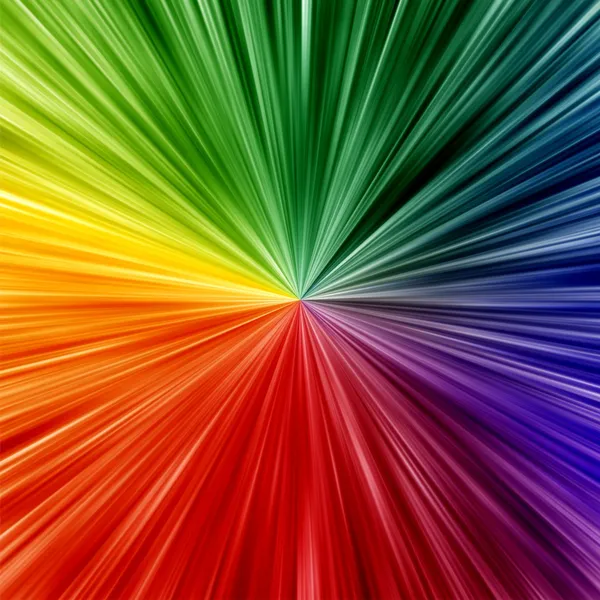 アート虹色抽象ズーム背景 — ストック写真