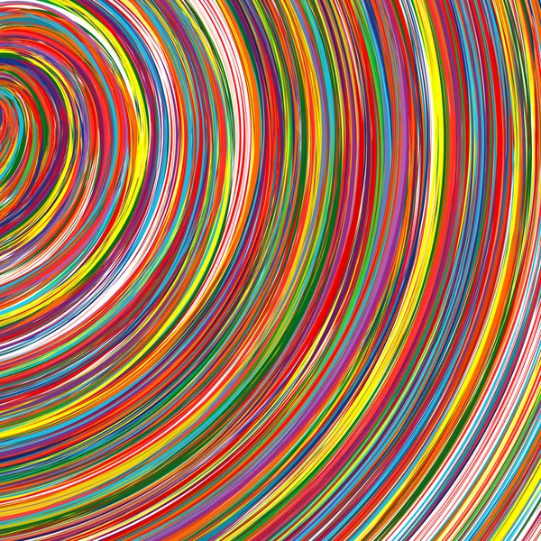 Arte curvo rayas fondo colorido — Vector de stock